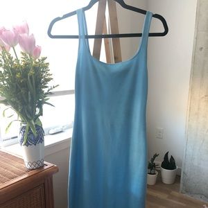 Light blue Zara midi dress